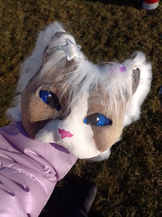 Maska kota therian ragdoll