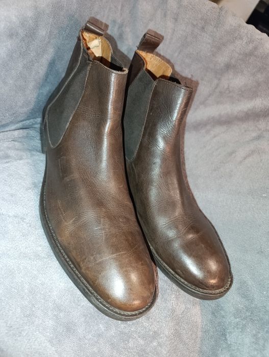 Sztybety 45 kozaki 45 SKORA NATURALNA buty 45 buty męskie 45