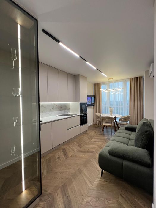 Продаж дизайнерської 1-кімнатної квартири в ЖК Lystopad, 45 м²