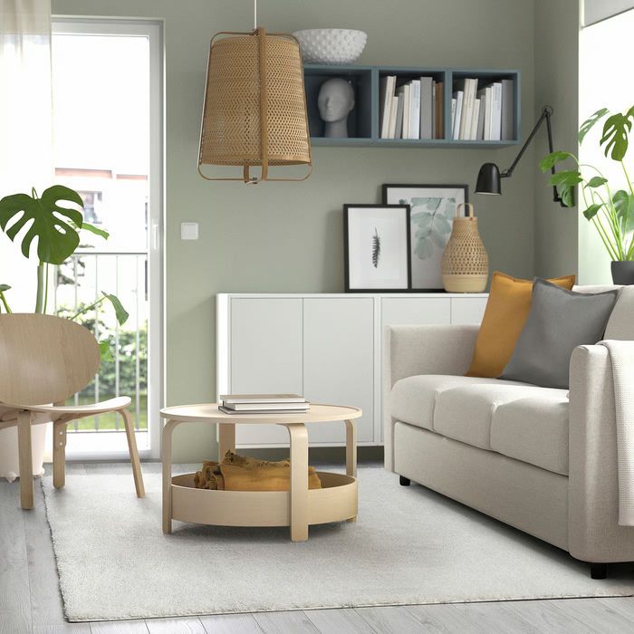 Tapete /Carpete pelo curto, branco-bege, 133x195 cm
