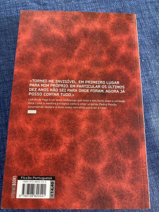 Livro “Ladrão de Fogo”, de Pedro Paixão.