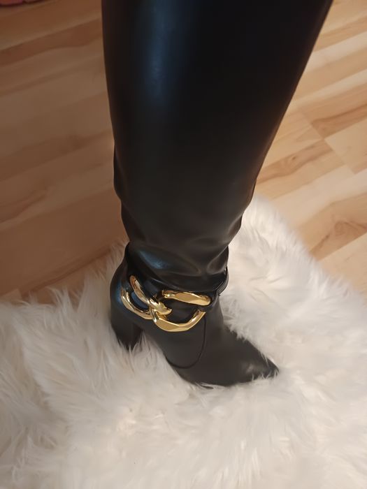 Kozaki eleganckie czarne