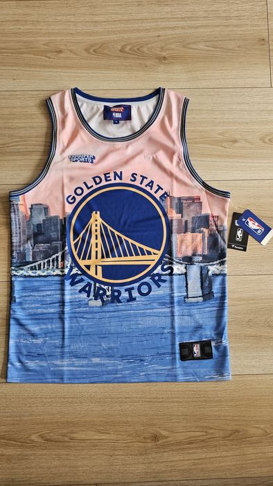 Golden State Warriors NBA & KidSuper Studios by Fanatics Unisex Hometown Jersey - Blue
