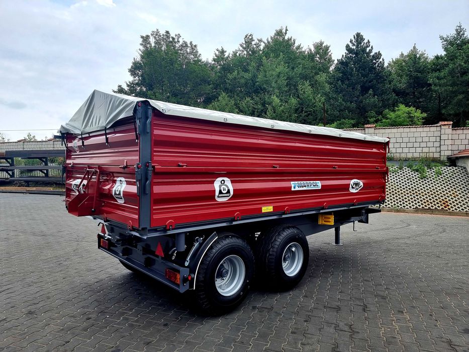 Przyczepa rolnicza MARPOL -TRAILER Przyczepa tandem burtowy 8 ton