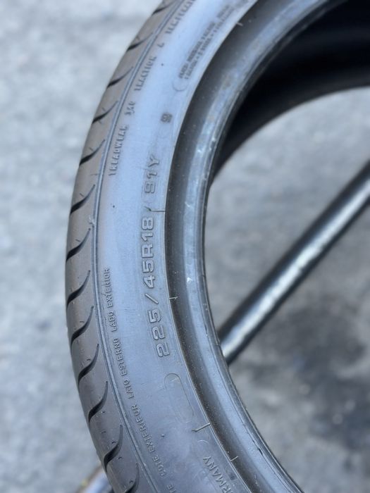 Топові шини‼️Goodyear Efficient grip 91Y 225/45 r18 7.8мм 2024рік ‼️Літні шини