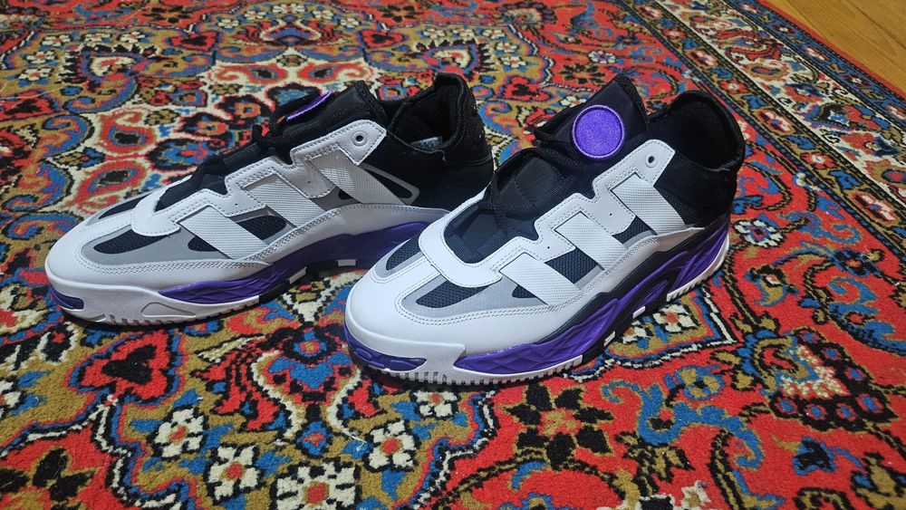Adidas Niteball white violet black