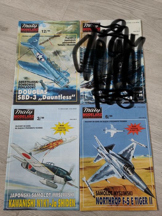 Mały modelarz  , różne modele min 2 szt