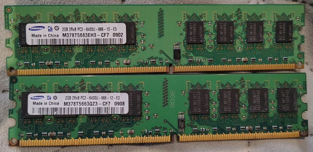Пам'ять для ПК DDR2/DDR3