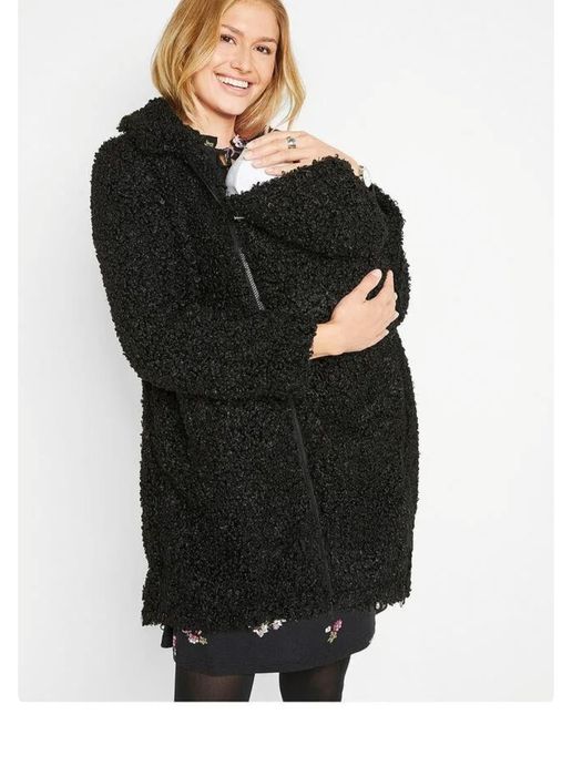 Kurtka ciążowa plus panel odpinany  na nosidełko chusta