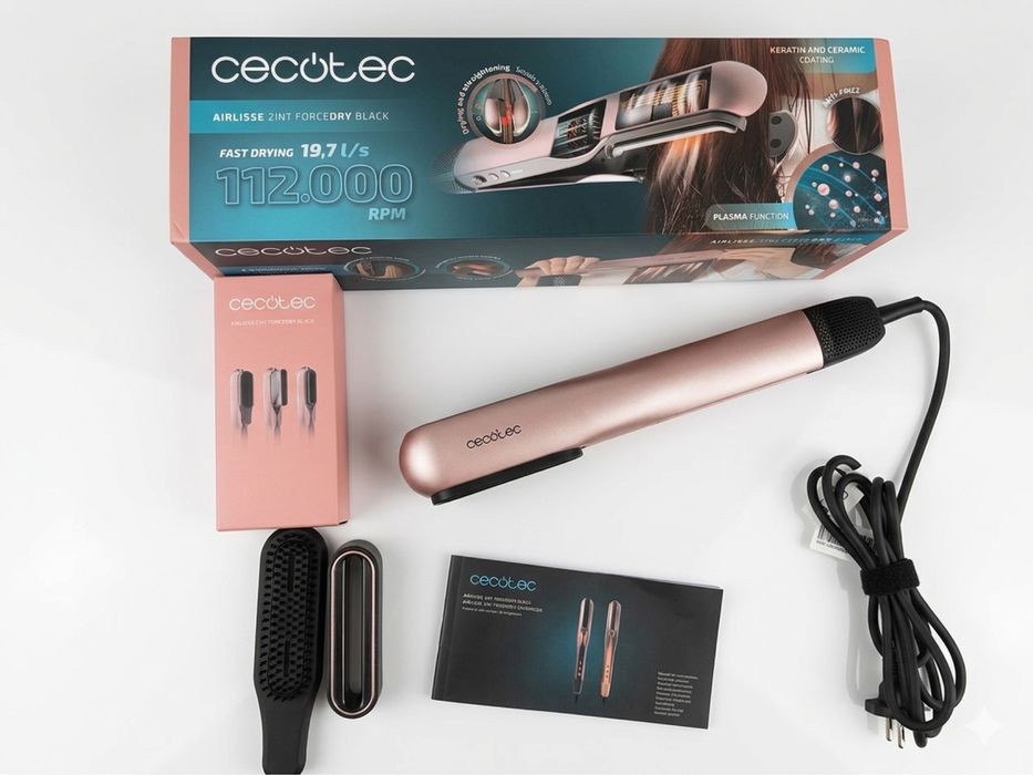 Secador e Alisador Cecotec Airlisse 2in1 ForceDry
