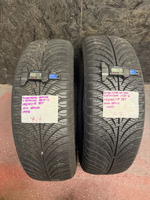 2x 185/65R15 88T GOODYEAR VECTOR 4SEASONS GEN-2 opony wielosezon M+S 3PMSF