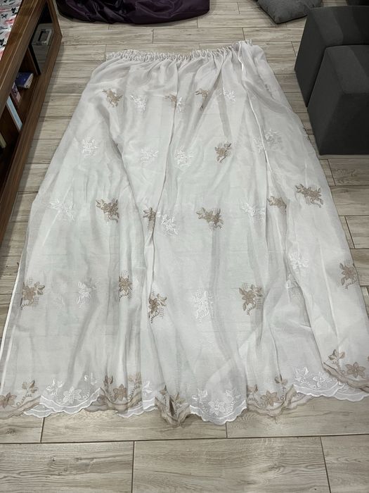 Firana biała 200 cm