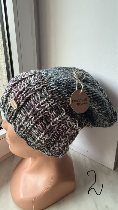 Czapka handmade wiosna