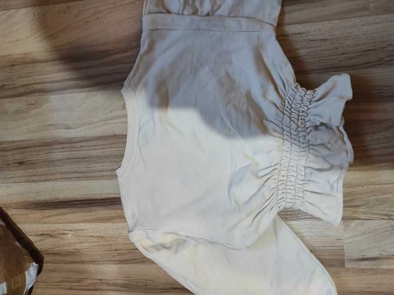 Bluza crop krótka ciepła