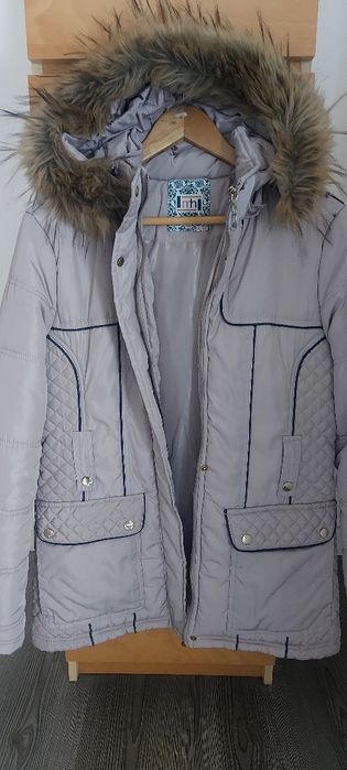 Parka com ou sem capuz, cinza , impermeável