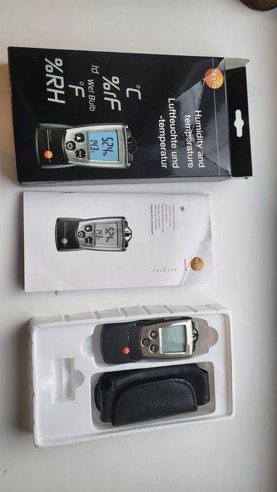 Testo 610, термогігрометр, для вимірювання  вологості та температури.
