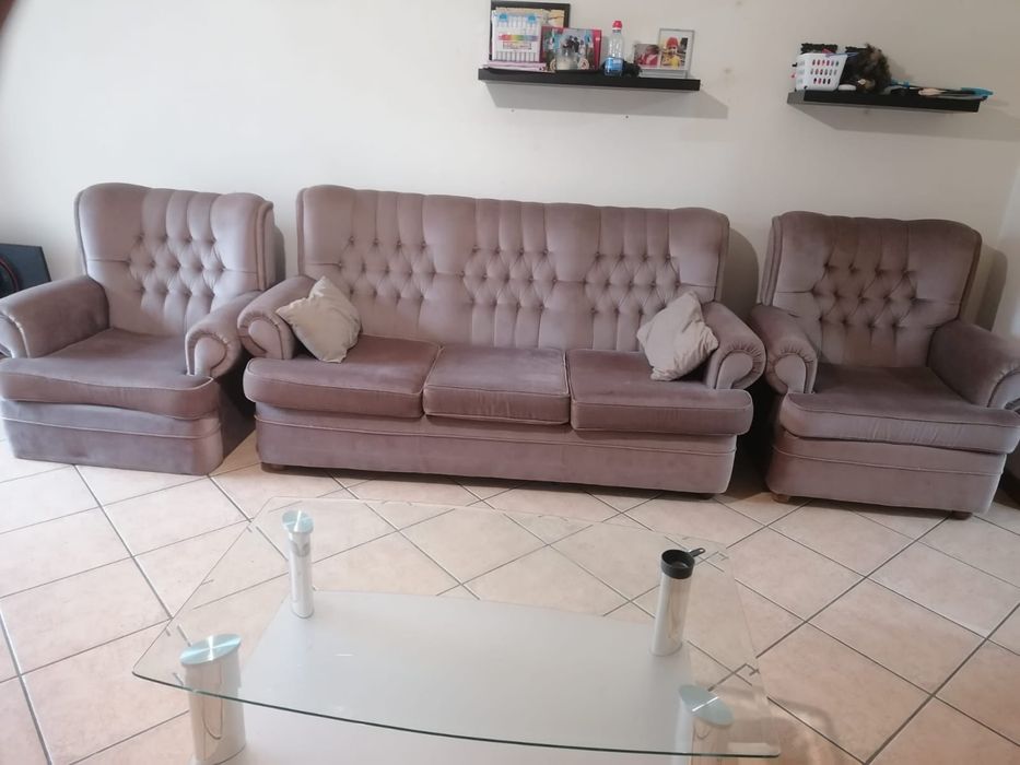 Sofa cama e poltrona