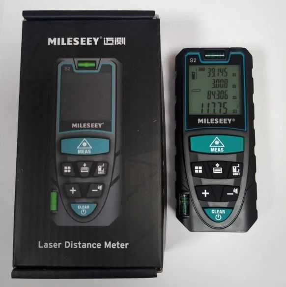 Лазерный дальномер рулетка Mileseey s2 40m