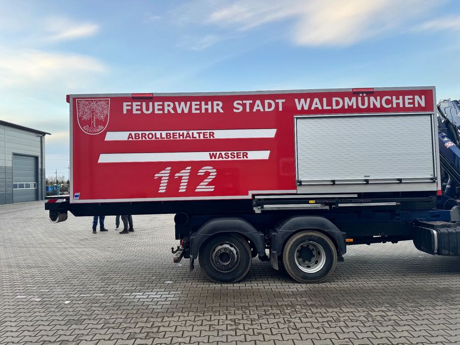 GSF AB-TW  Kontener strażacki, hakowy, 2020r., zbiornik 10000 l, z Niemiec