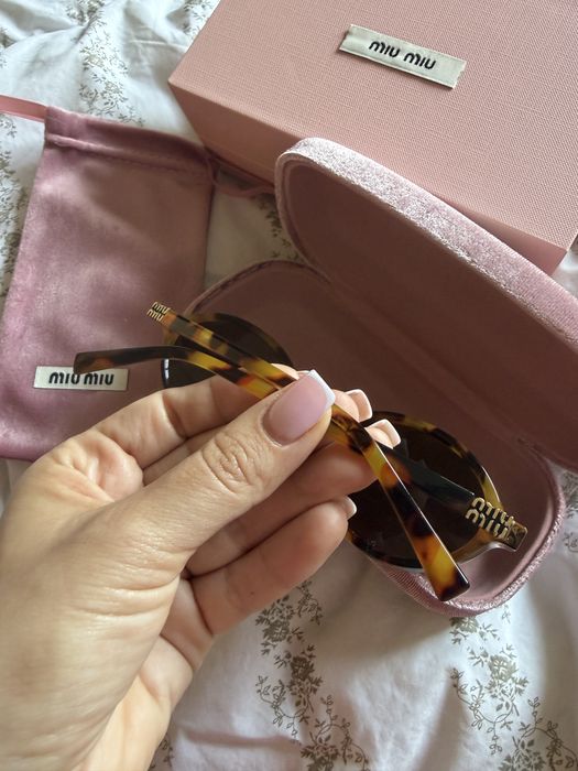 Очки miu miu миу миу окуляри міу міу лео оправа коричневі