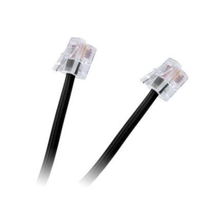 Kabel telefoniczny abonencki 20m czarny