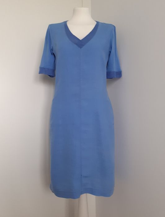 Sukienka len plus bawełna