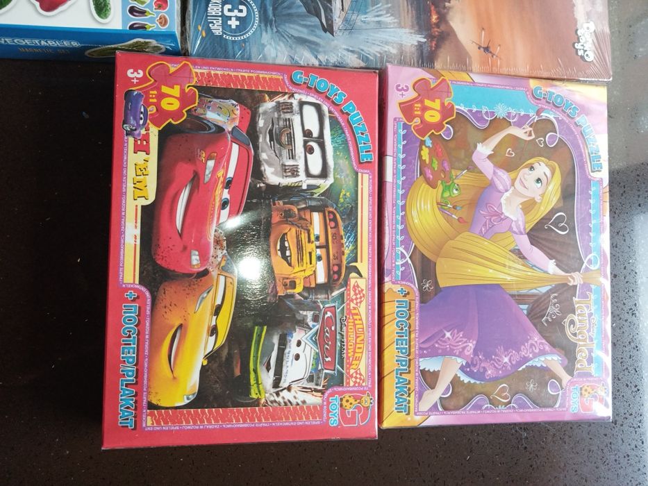 Пазлы детские игрушки