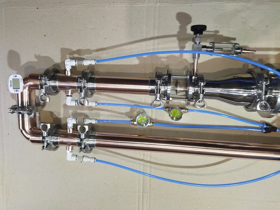 Дистилятор мідний,колона,тромбон,колонна медная.