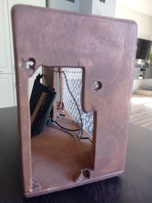 Obudowa mini ITX PC Drewniana Radio Custom