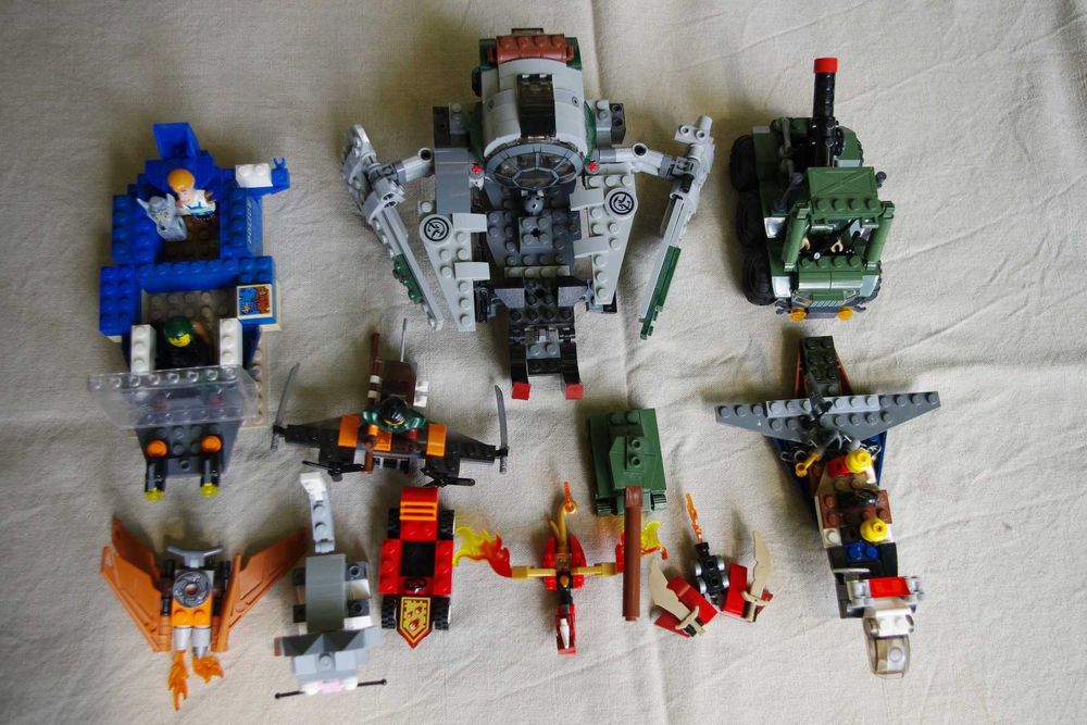 Lego - różne pojazdy