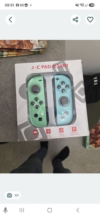 Joy con do Nintendo switch