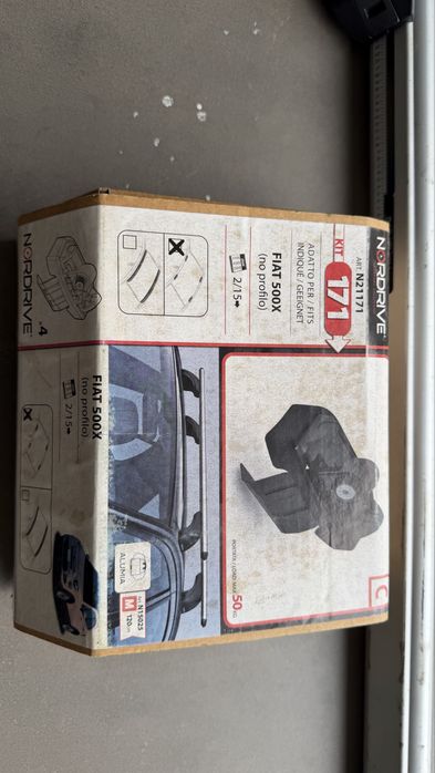 Barras tejadilho Fiat 500X