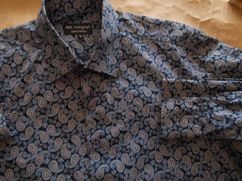 -L- AUTOGRAPH Premium, Nowa Designerska Koszula Męska L 42/cm UK