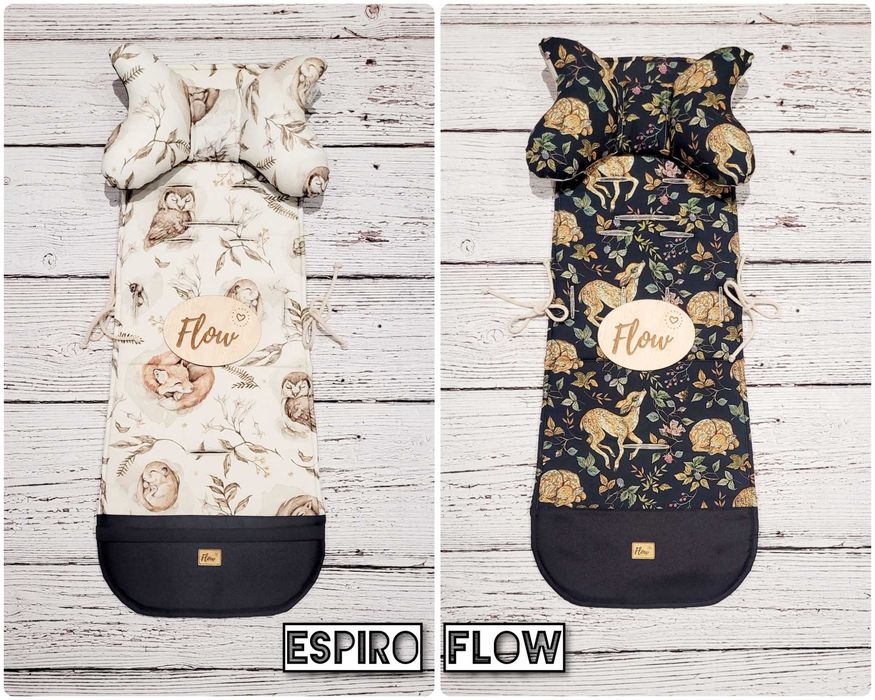 FLOW wkładka do wózka Espiro Sonic , Espiro Flow dwustronna wzory
