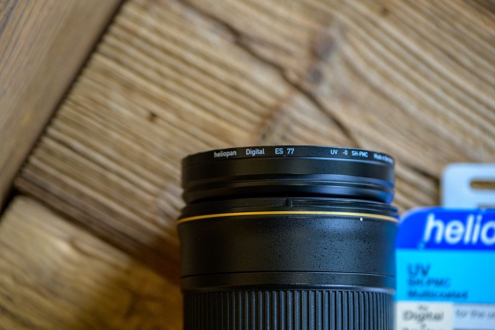 Nikkor AF-S 24-70mm f/2.8G ED Nikon F – komplet + filtr Heliopan