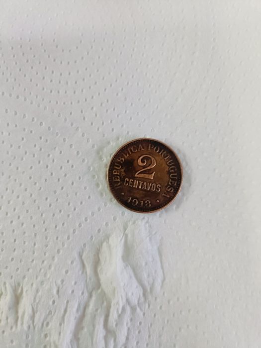 Moeda 2 centavos 1918