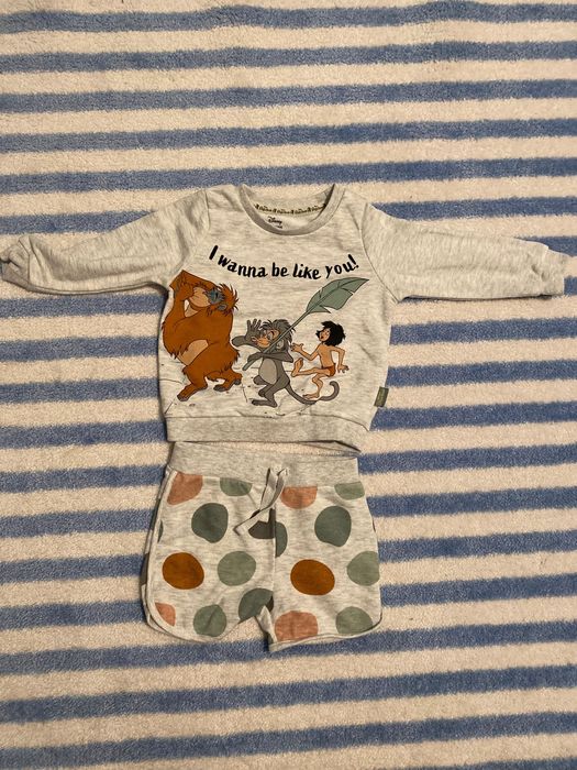 Komplet ksiega dżungli rozmiar 80/86 primark