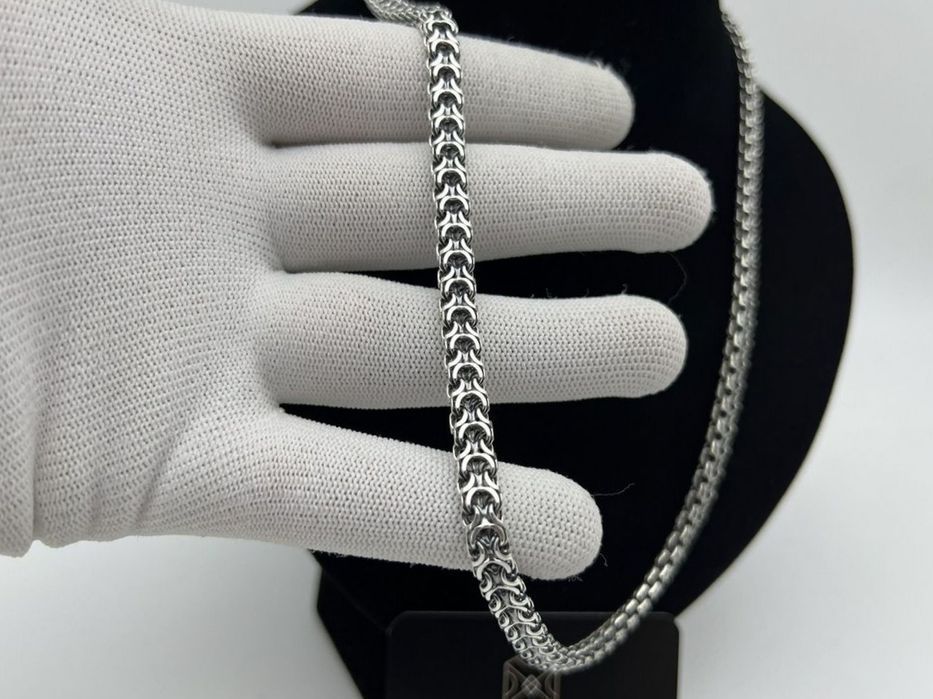 Срібні ланцюжки Рамзес серебряная цепочка серебро 925  срібна мужская