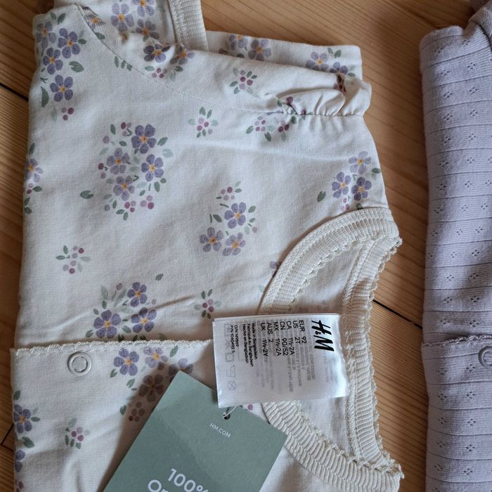 92 2 lata H&M rampersy bawełna organiczna