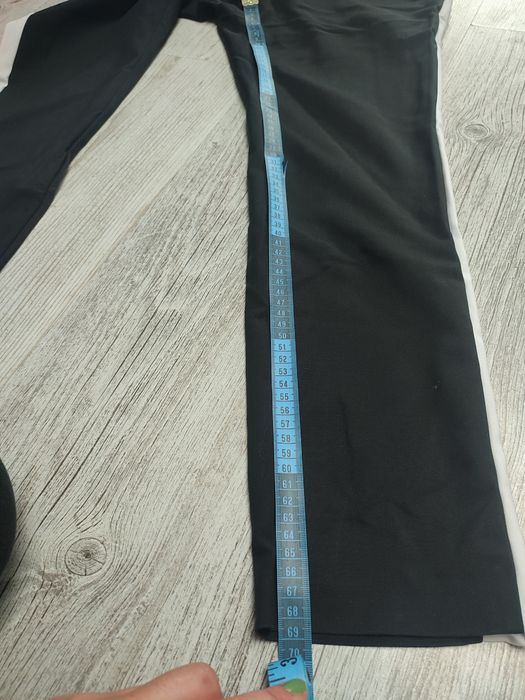 Primark 40 L 38 M spodnie damskie lampas eleganckie czarne chinosy