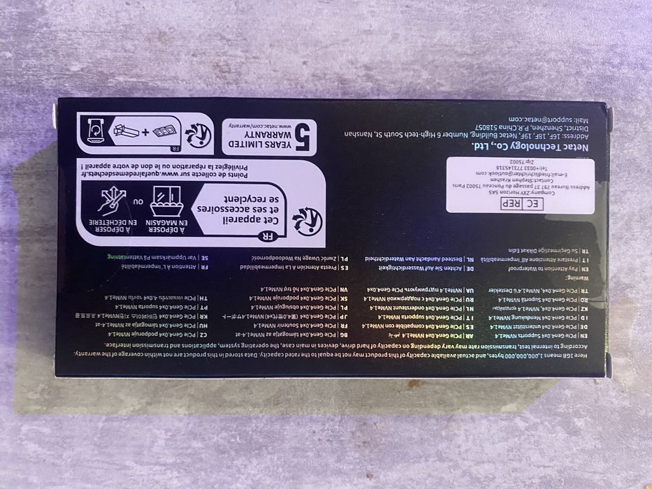 Новий SSD m2 NVME 1tb 2tb Netac NV3000, 2tb