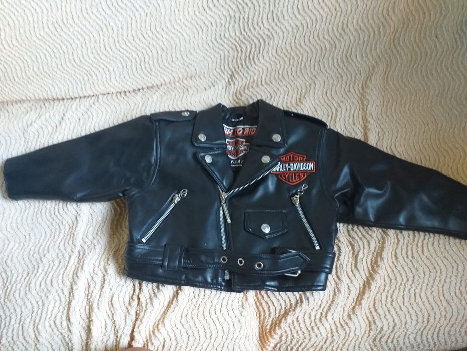 Kurtka Skórzana Harley Davidson dla dziecka