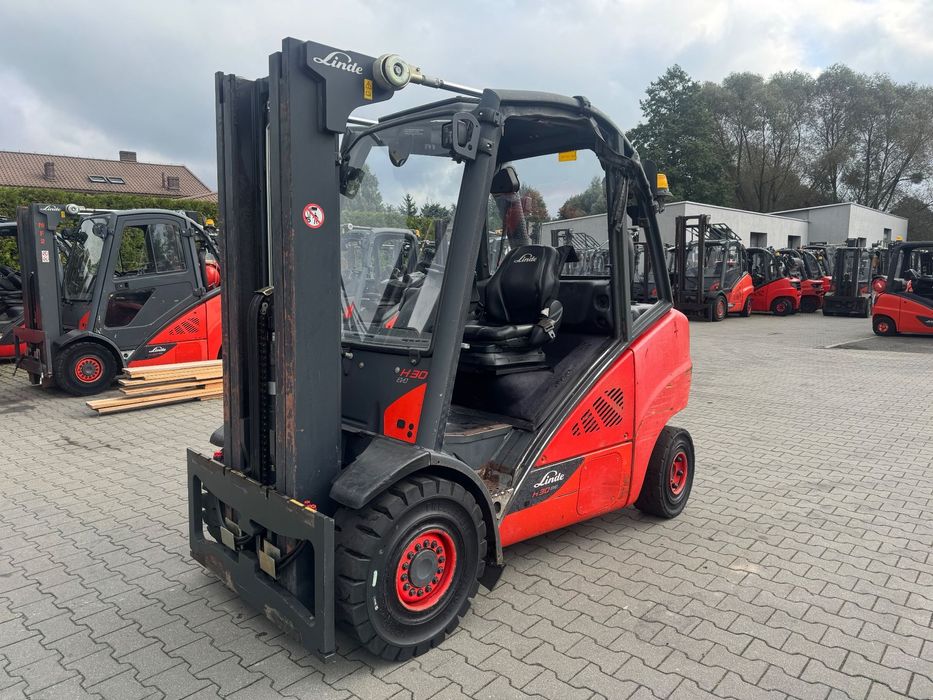 Linde Linde H30D EVO 4 sekcje  półkabina Diesel h35 h25 toyot  kabina ogrzewanie toyota