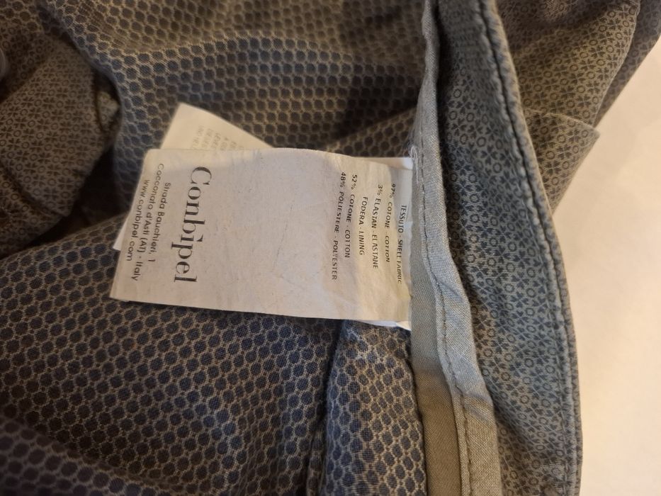 Spodnie materiałowe męskie Conbipel 50 L khaki