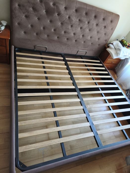 Cama de casal King size 2x2 com colchões
