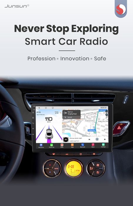 Rádio Android Citroen C3 e DS3 II Carplay GPS wifi 2/32GB NOVO