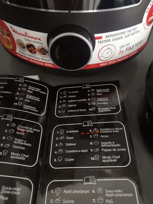 Panela Multifunções Turbo Cuisine da Moulinex
