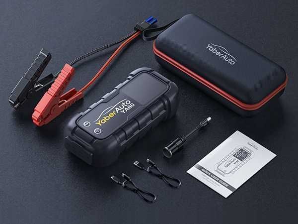 Ultra mocny powerbank booster urządzenie rozruchowe starter 6000A moc