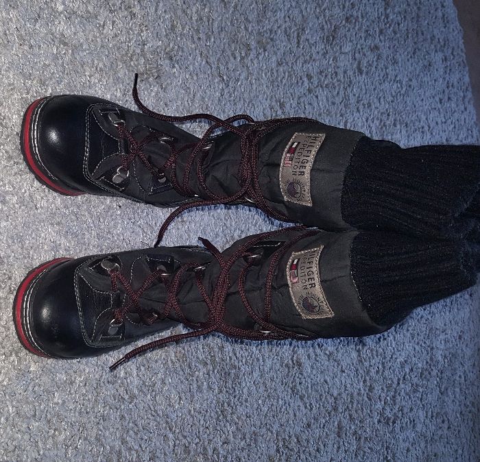 Оригинал.фирменные,теплые,зимние,спортивные сапоги tommy hilfiger