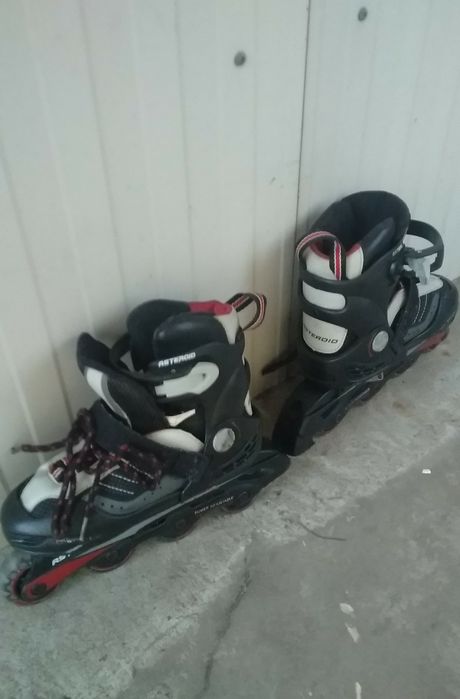 Patins em linha com proteção